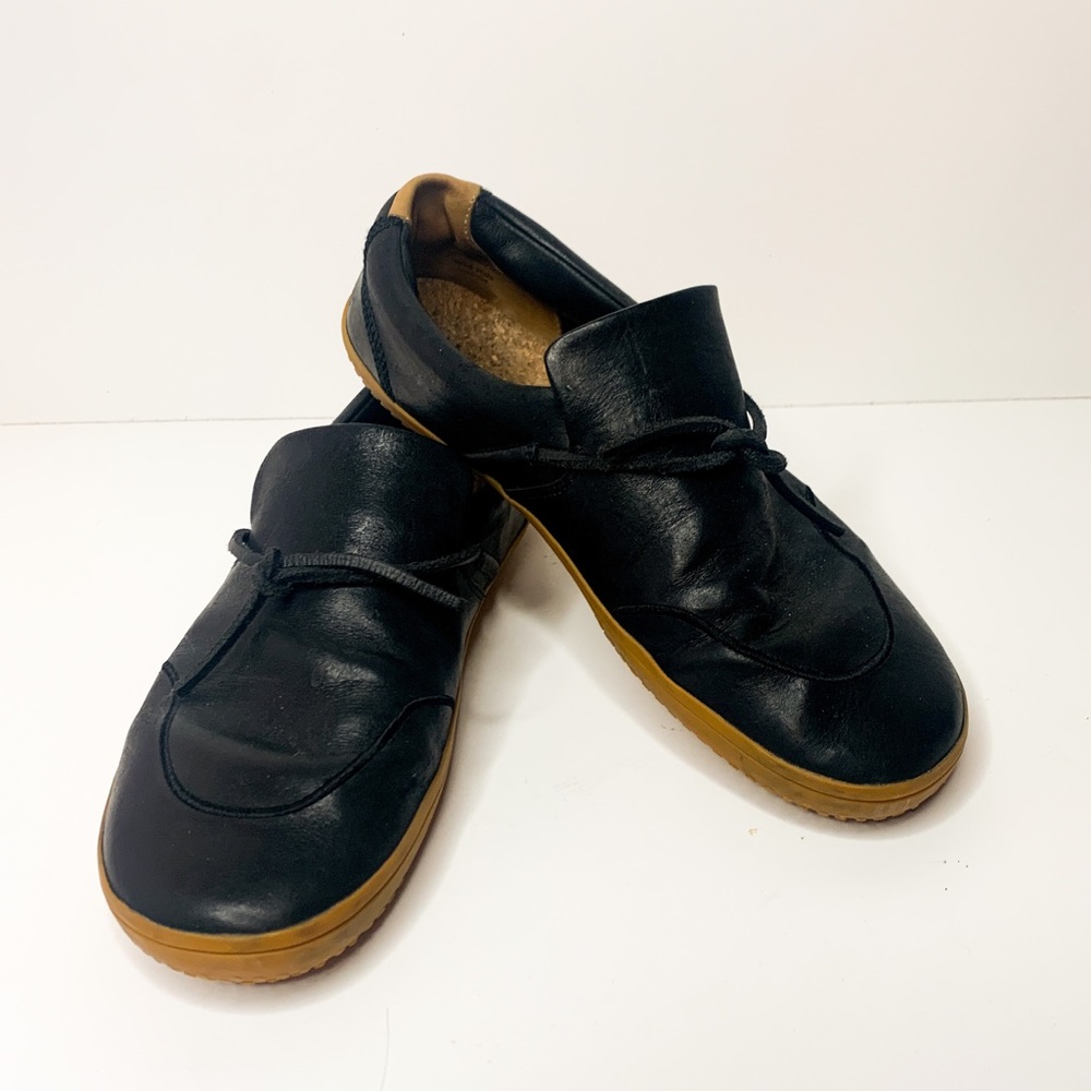 Vivobarefoot Black Leather Slip on Shoes Size 41